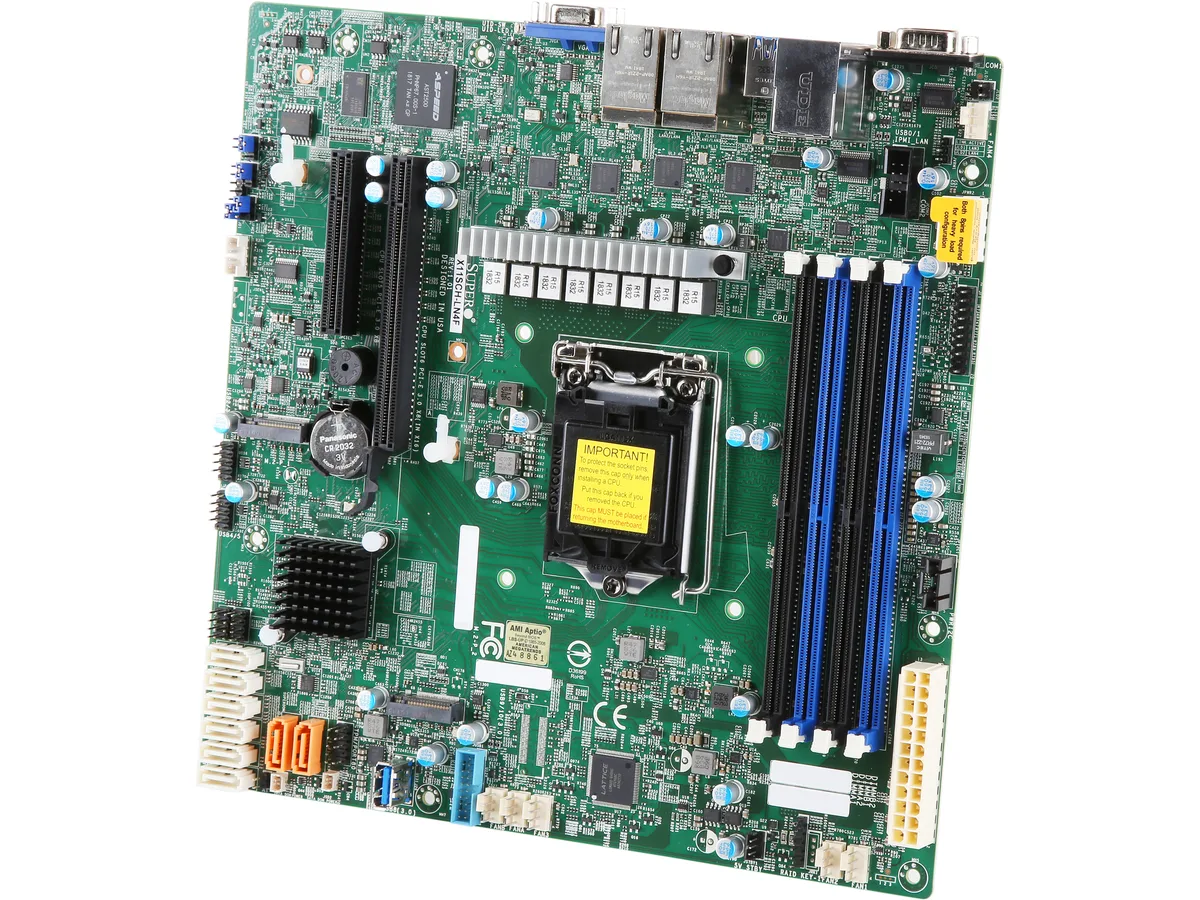 Supermicro Supermicro MBD-X11SCH-LN4F-O server motherboard 128GB DDR4 ECC — ภาพสินค้า