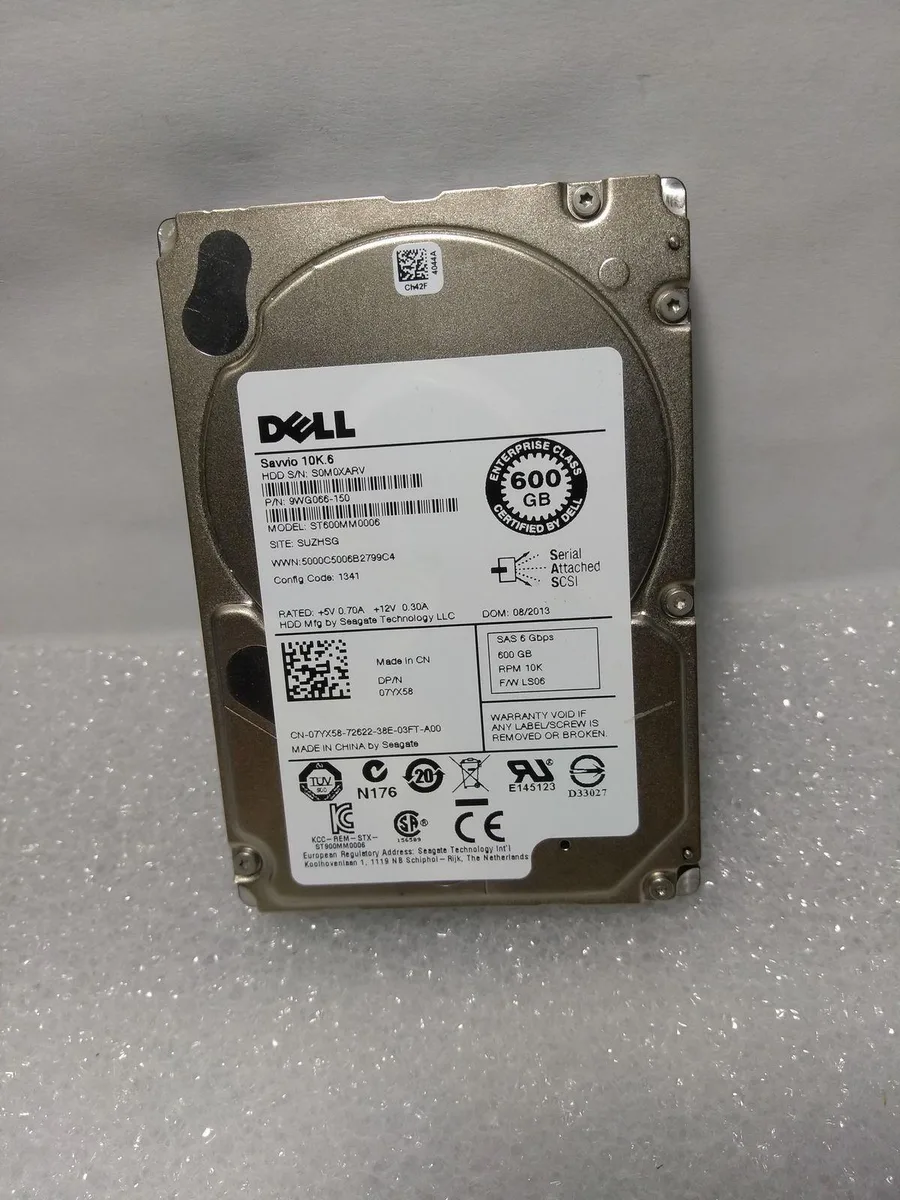 DELL DELL ST600MM0006 600GB 10K 2.5" SAS internal hard drive — foto del producto