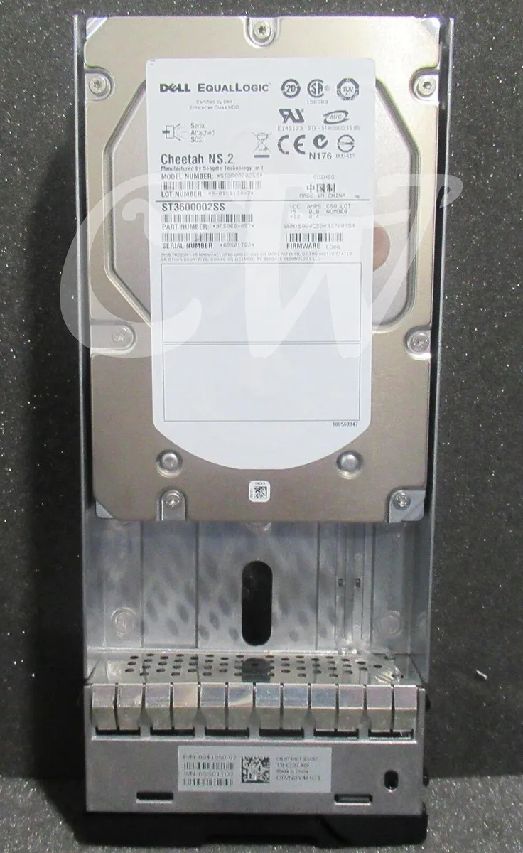 DELL DELL EQL 600GB 10K RPM 6Gbps 3.5" SAS internal hard drive ST3600002SS — 商品写真