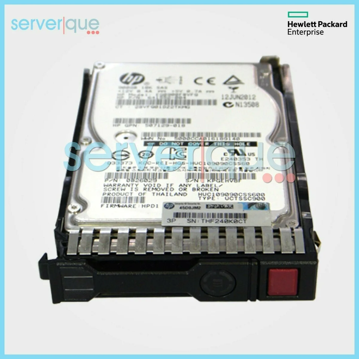 HPE HPE P06576-001 400GB SAS 12G 2.5" SFF enterprise SSD — product photo