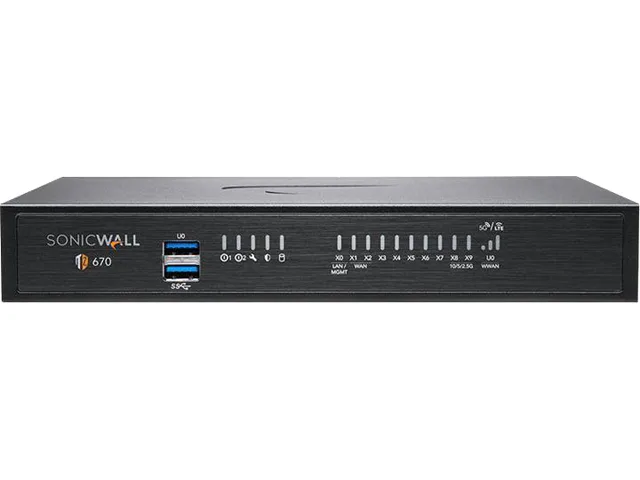 SonicWall SonicWall TZ670 02-SSC-2837 firewall appliance — 商品照片