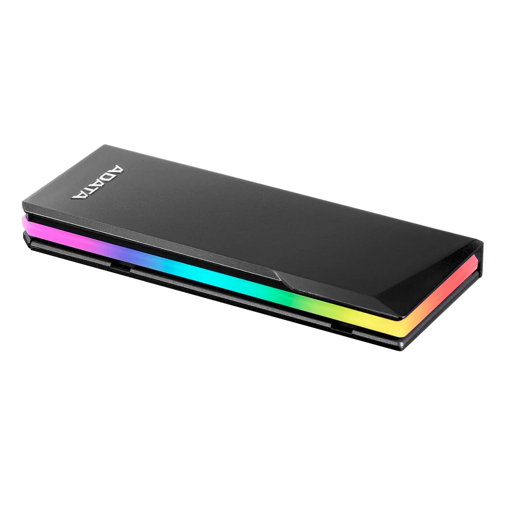 ADATA ADATA AEC700GU32G2-CGY Black M.2 M+B Key USB 3.2 Gen 2 Type-C 10Gbps drive enclosure — Produktfoto