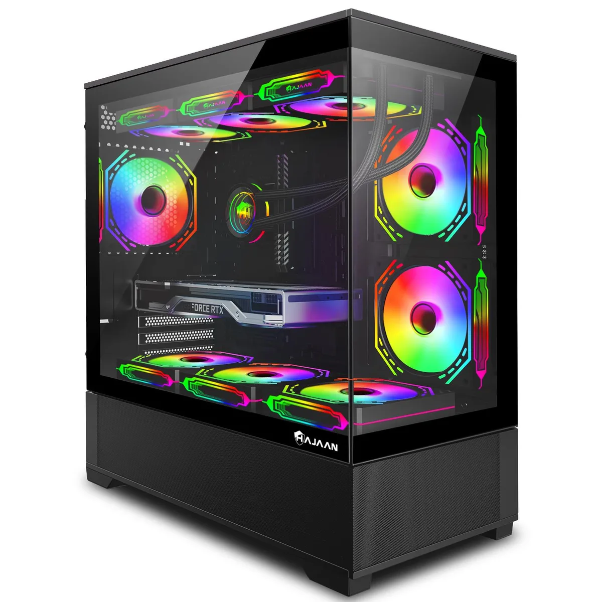 HAJAAN HAJAAN SuperX Gaming PC Ryzen 7 7700 RTX 4070 32GB DDR5 1TB NVMe — product photo