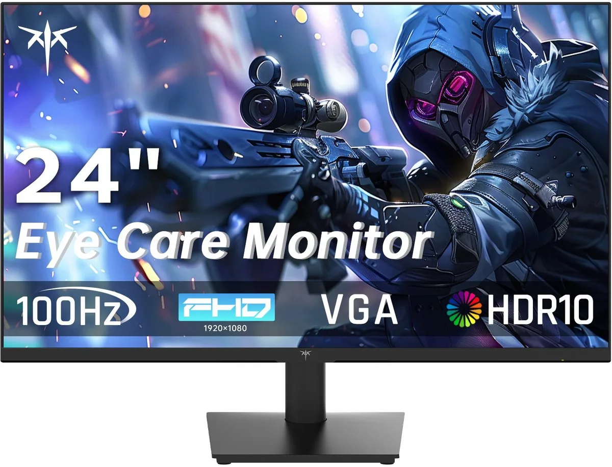 KTC KTC H24V27 23.8" 1080p 100Hz gaming monitor — Produktfoto