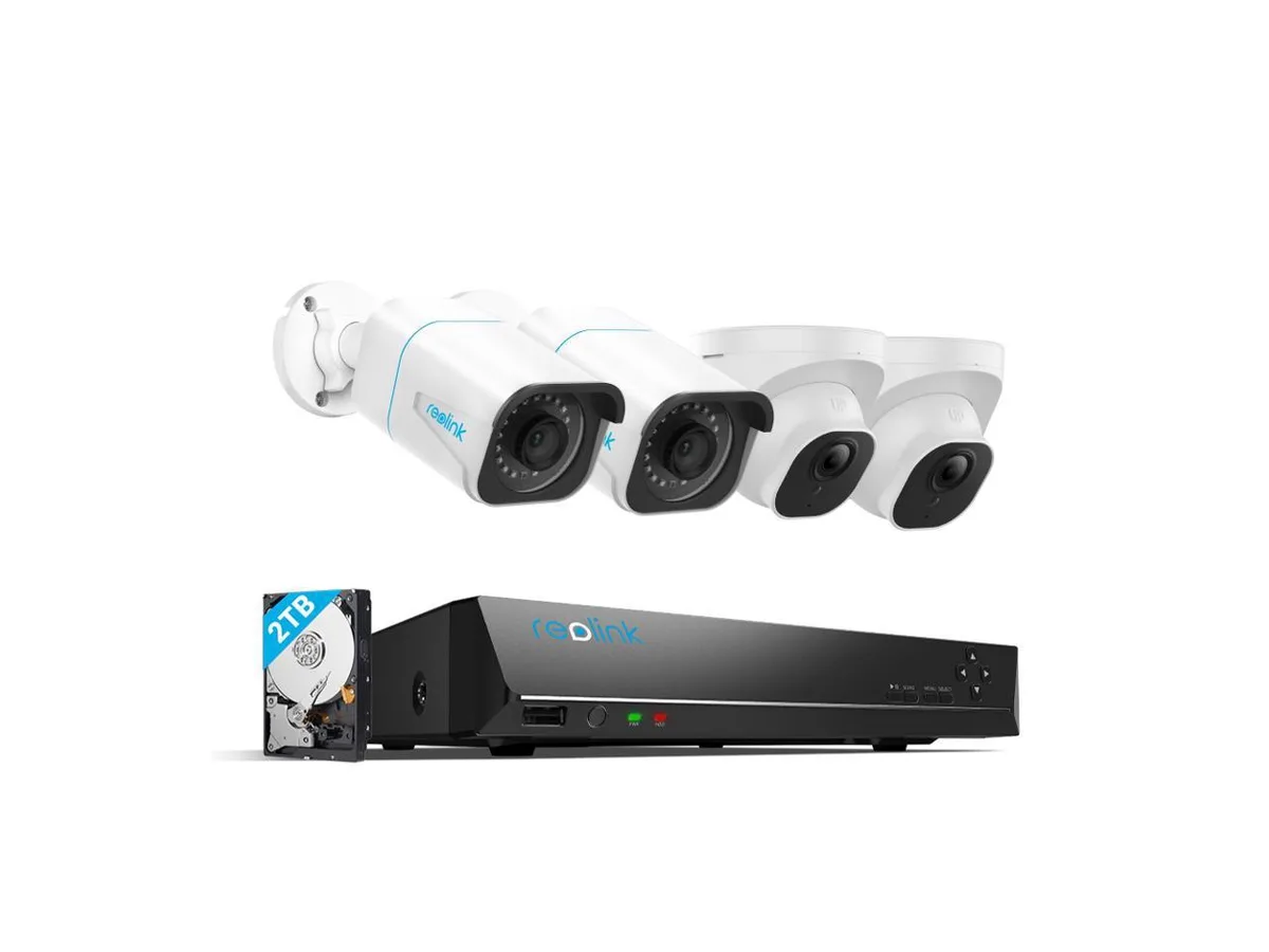 Reolink Reolink RLK8-810B2D2-A 8CH 4K PoE Surveillance Security System 2TB HDD — 제품 사진