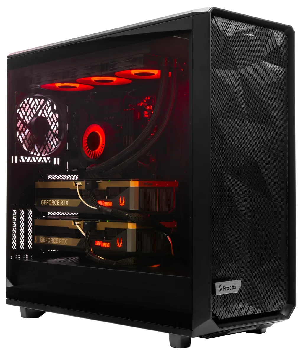 ArsenalPC ArsenalPC MES2X Dual GPU AI Workstation AMD Ryzen 9 9950X3D2 4.3GHz 16 core Dual GPU RTX 5090 64GB GDDR7 8TB — photo du produit