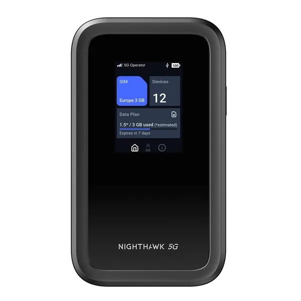 Netgear Inc. Netgear Inc. MH7150-100PAS Nighthawk M7 5G Wi-Fi 7 wireless router — product photo