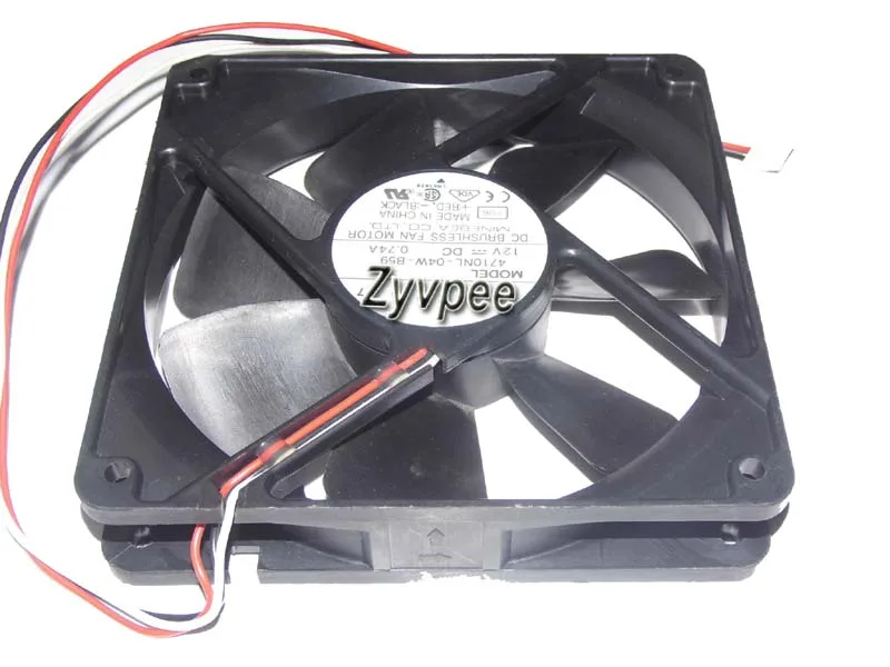 Zyvpee Zyvpee 4710NL-04W-B59 P06 120mm 12V 0.74A 3-pin case fan — φωτογραφία προϊόντος