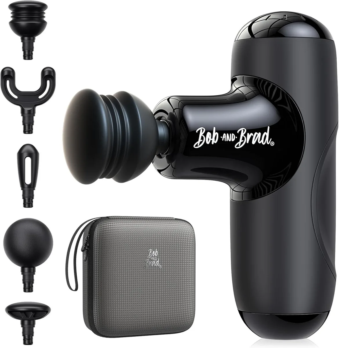 Bob and Brad Bob and Brad QL/MINI.Q2-D massager, 0.95 lbs, 35 lbs stall force, 3000 RPM, 45 dB, USB-C — foto produk