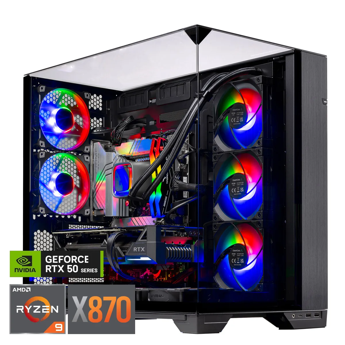 Skytech Skytech ST-O11V-1682-B-AL gaming PC Ryzen 9 9900X3D RTX 5080 16GB 64GB DDR5 2TB NVMe — fotografia produktu