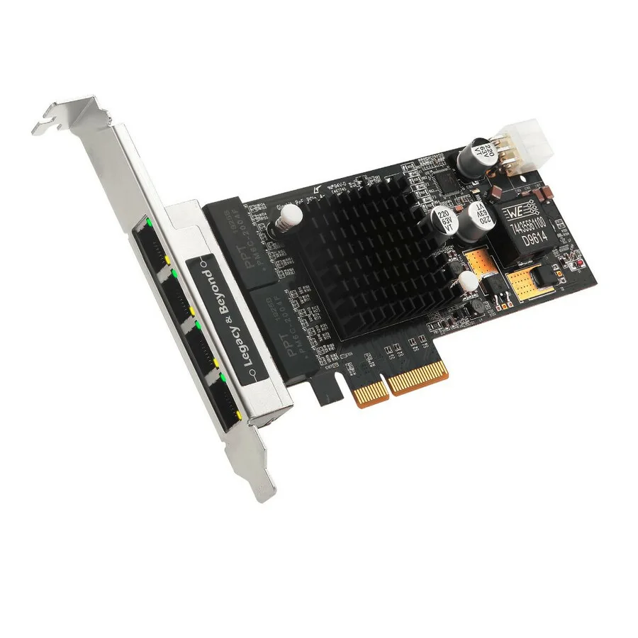 SIIG, Inc SIIG, Inc LB-GE0811-S1 4-Port Gigabit Ethernet PoE network card — ภาพสินค้า