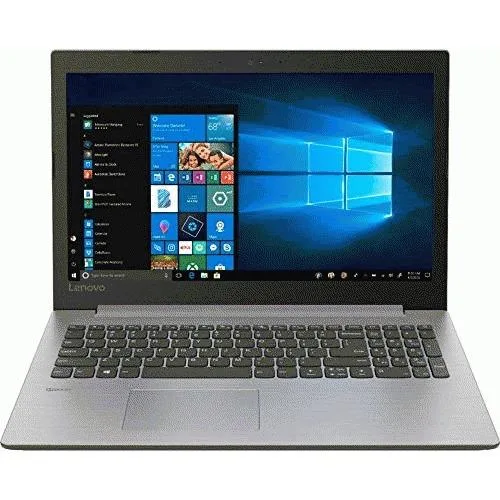 Silver-gray 13.3 inch laptop closed lid matte finish