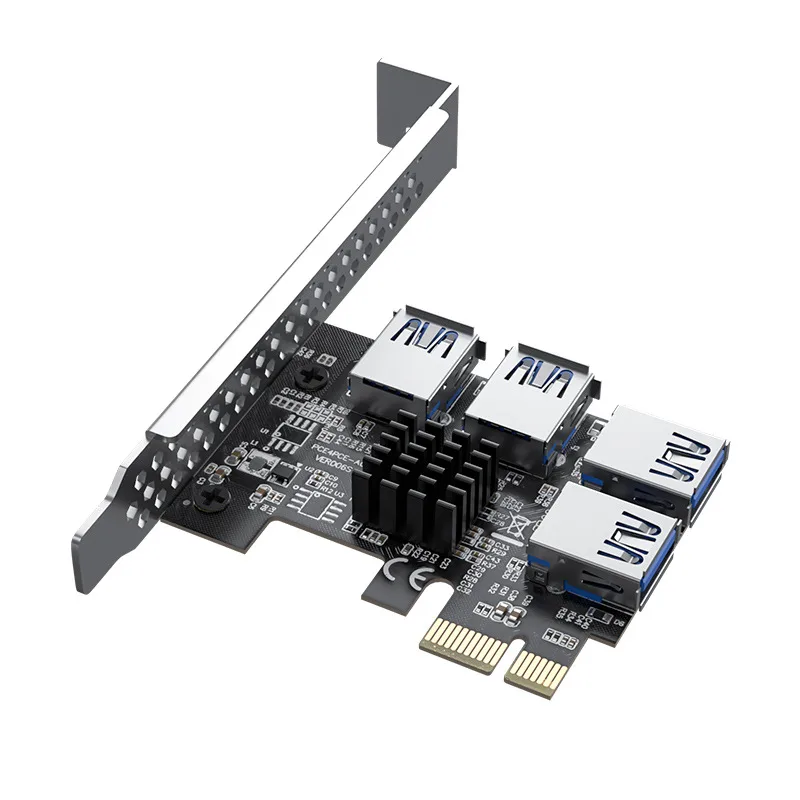 Grwibeou Grwibeou PCIe x1 to 4 Port USB 3.0 Expansion Card — ürün fotoğrafı
