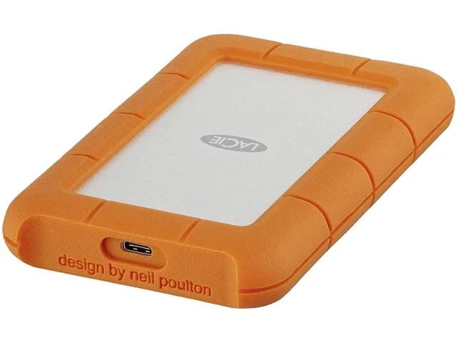 LaCie LaCie Rugged USB-C 2TB Portable Hard Drive STFR2000800 Orange — תמונת המוצר