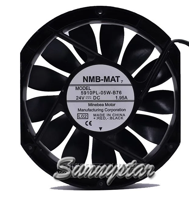 Black 17 cm CPU air cooler with four-pin connector