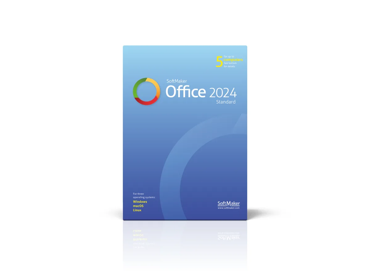 SoftMaker SoftMaker Office Standard 2024 BN-0015-E 5 Users — produkto nuotrauka