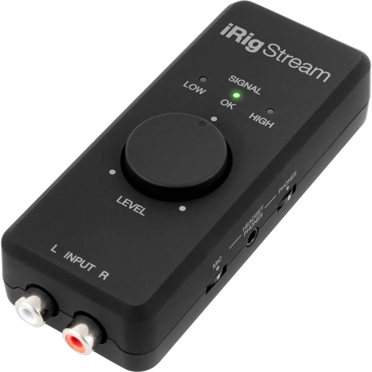 IK Multimedia iRig Stream stereo audio interface 24-bit 96 kHz 7.1 channels USB RCA — Produktfoto