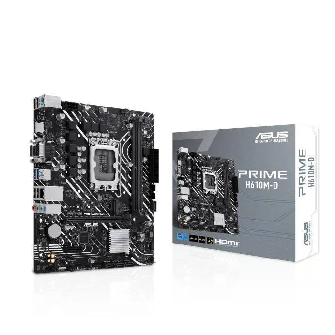 ASUS ASUS PRIME H610M-D Intel H610 LGA 1700 micro-ATX motherboard DDR5 — product photo
