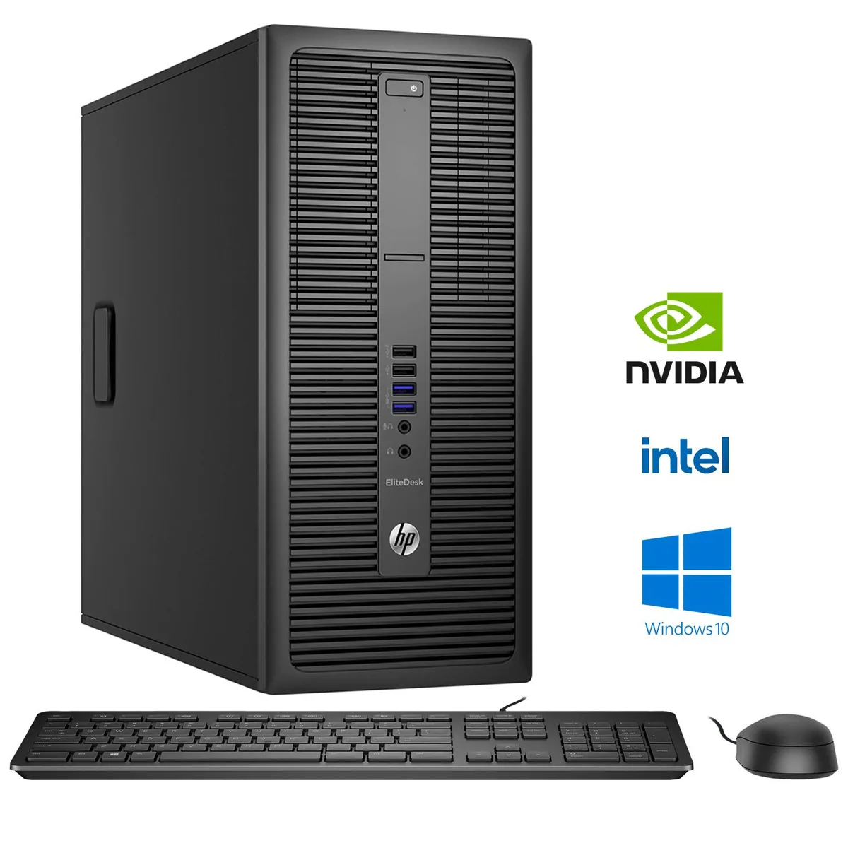 HP HP EliteDesk 800 G2 Tower i5-6500 3.2GHz 16GB DDR4 512GB SSD GTX 1650 4GB gaming PC — photo du produit