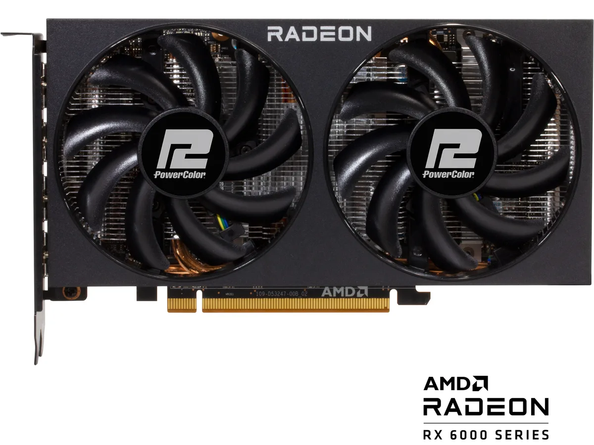 PowerColor PowerColor Fighter Radeon RX 6600 XT 6600XT 8GBD6-3DH graphics card — photo du produit