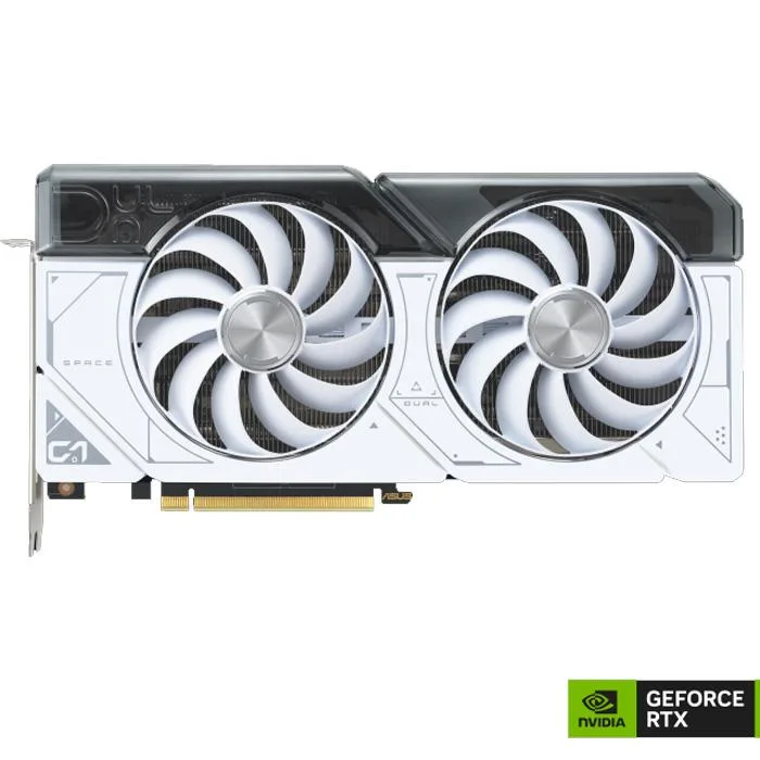 ASUS ASUS Dual GeForce RTX 4070 White OC 12GB GDDR6X graphics card — product photo