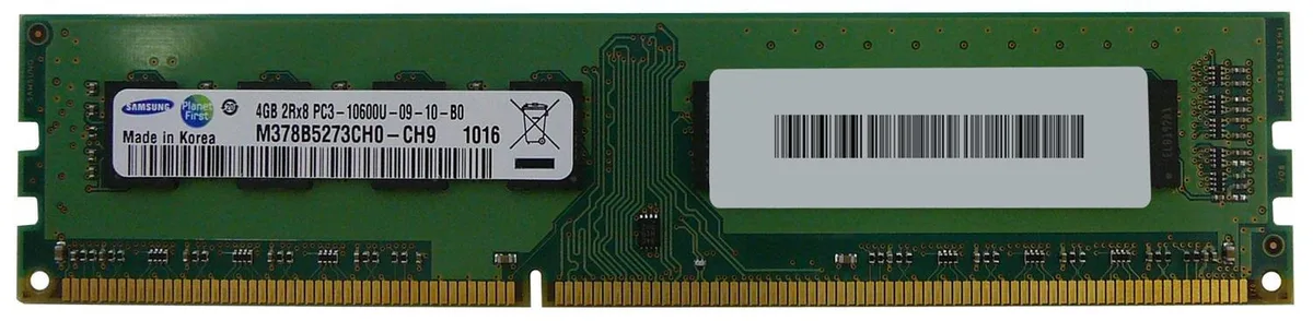SAMSUNG SAMSUNG M378B5273CH0-CH9 4GB DDR3 1333 desktop RAM — photo du produit