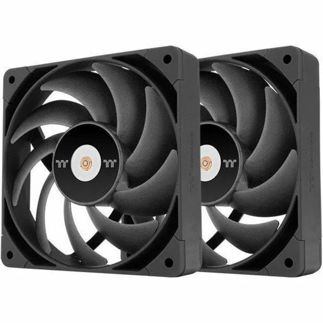 Thermaltake Thermaltake TOUGHFAN 14 Pro 140mm PWM 500-2000 RPM 119.6 CFM 2 Pack CL-F160-PL14BL-A — foto produk