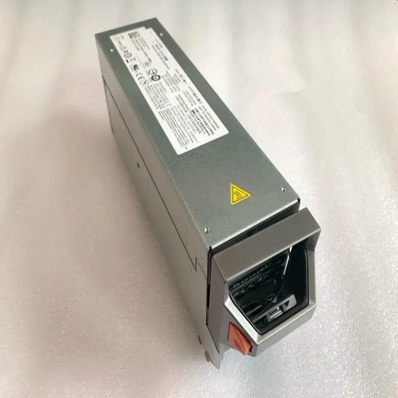 Rectangular ATX power supply unit with matte black finish and visible cooling fan grille