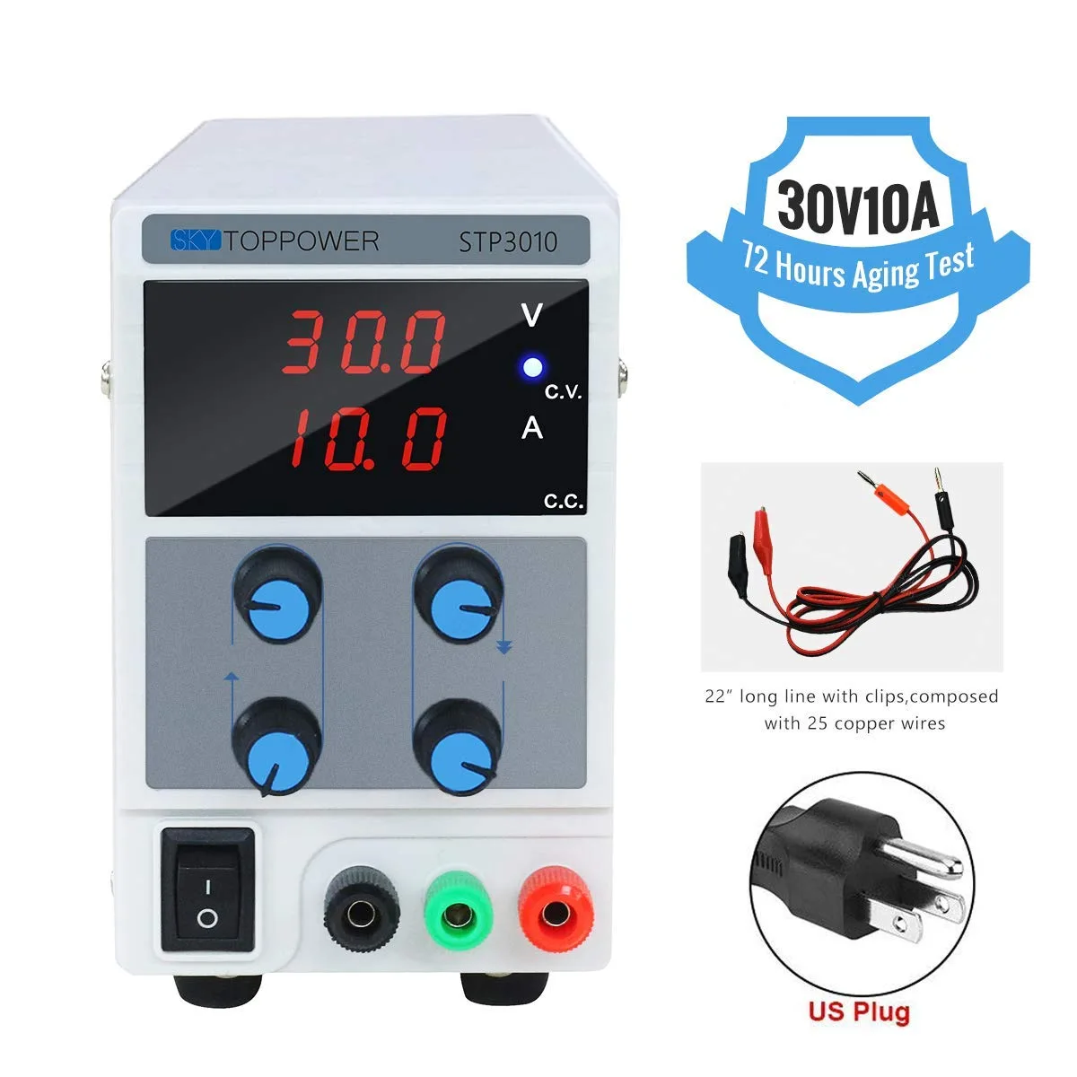 Shenzhen Sky TopPower Co. Limited Shenzhen Sky TopPower Co. Limited STP3010 0-30V 0-10A industrial power supply — produktfoto