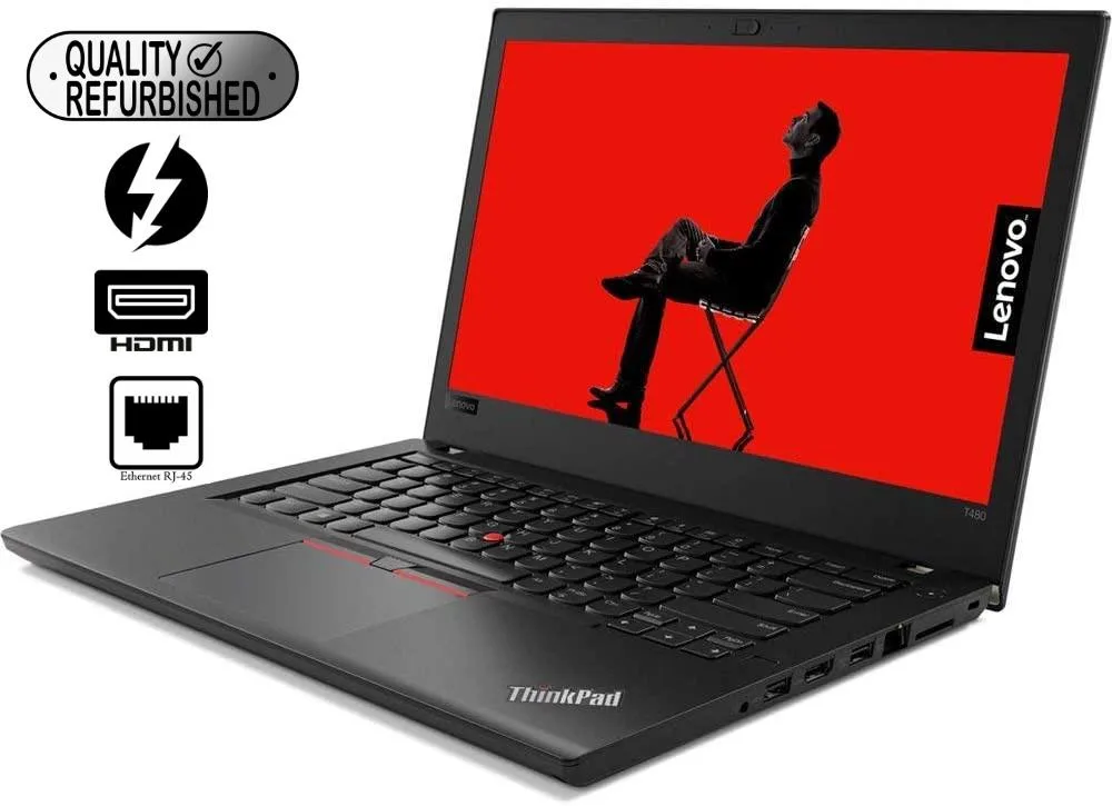 Lenovo Lenovo ThinkPad T480 i5-8250U 1.6GHz 16GB 512GB NVMe laptop — photo du produit
