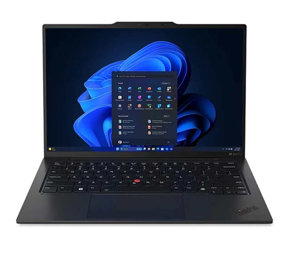 Lenovo Lenovo ThinkPad X1 Carbon Gen 12 laptop Intel Core Ultra 7 165U 32GB LPDDR5X 512GB NVMe 14.0" WUXGA — photo du produit