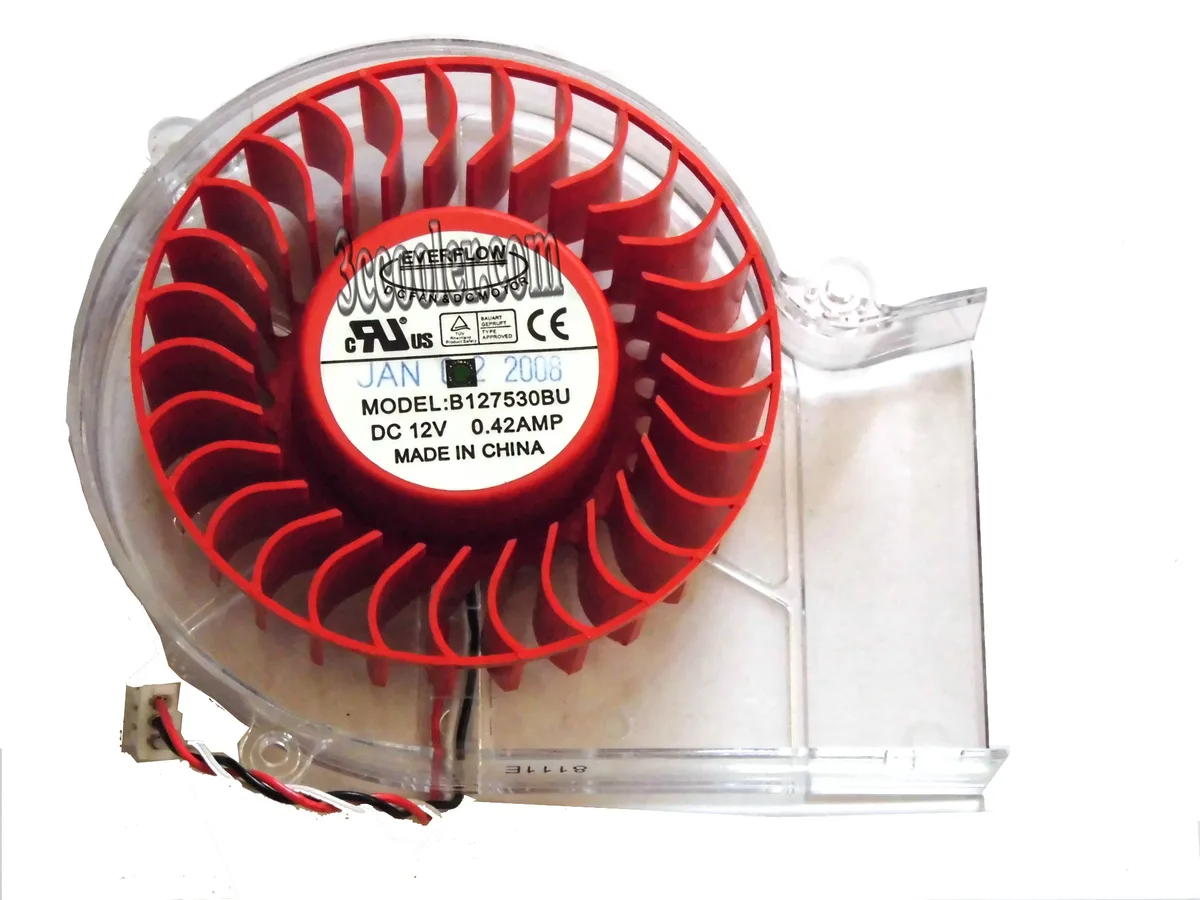 OEM Industries OEM Industries Blower Cooling Fan B127530BU 12V .42A 3-Pin for Sapphire ATI FireGL V7200 V7300 — fotografia produktu