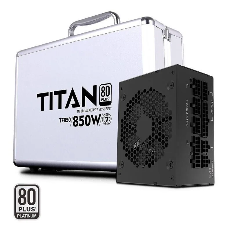 Compact SFX power supply in black finish with full modular cables visible