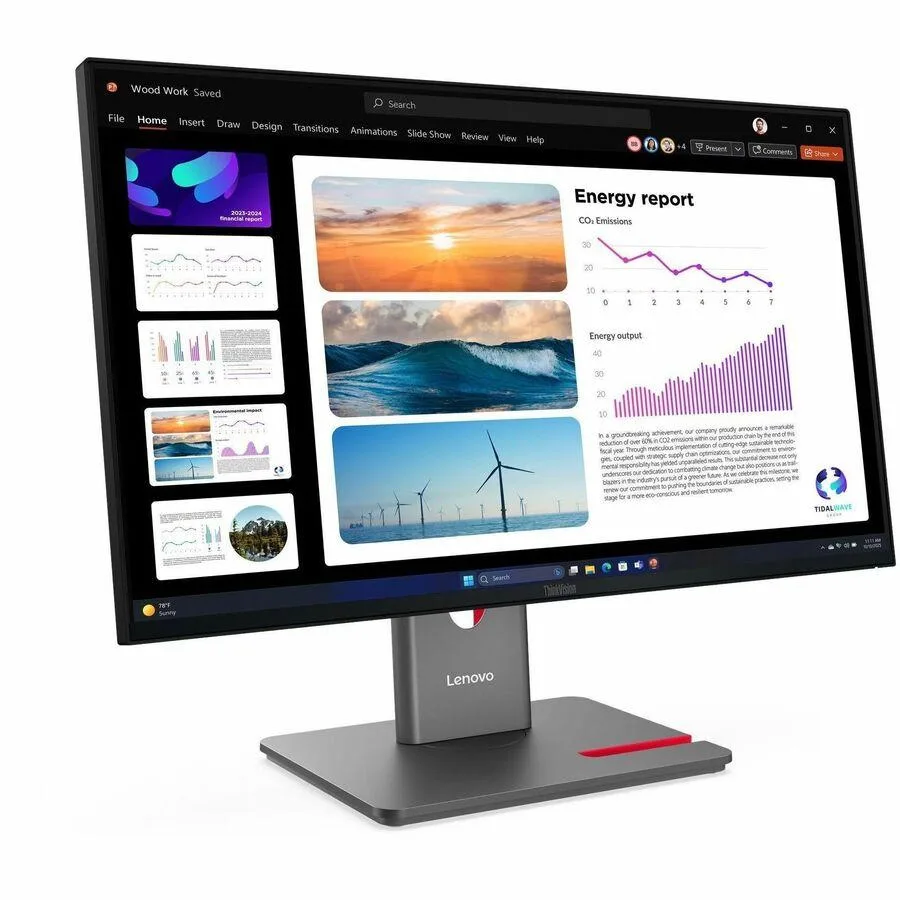 Lenovo Lenovo ThinkVision 64B2GAR1UZ 23.8 inch 120Hz monitor — photo du produit