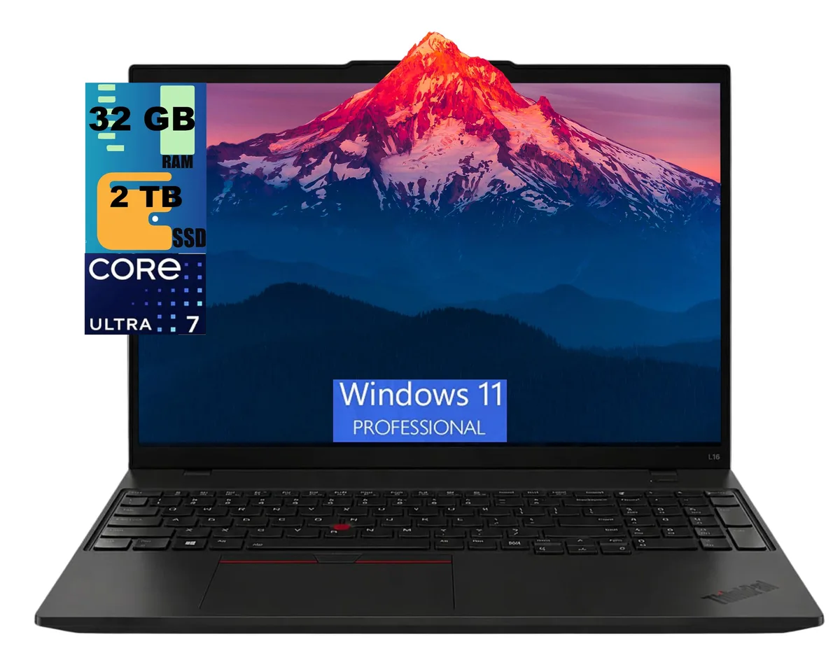 Lenovo Lenovo ThinkPad L16 laptop Intel Core Ultra 7 255U 12-core 32GB DDR5 2TB — product photo