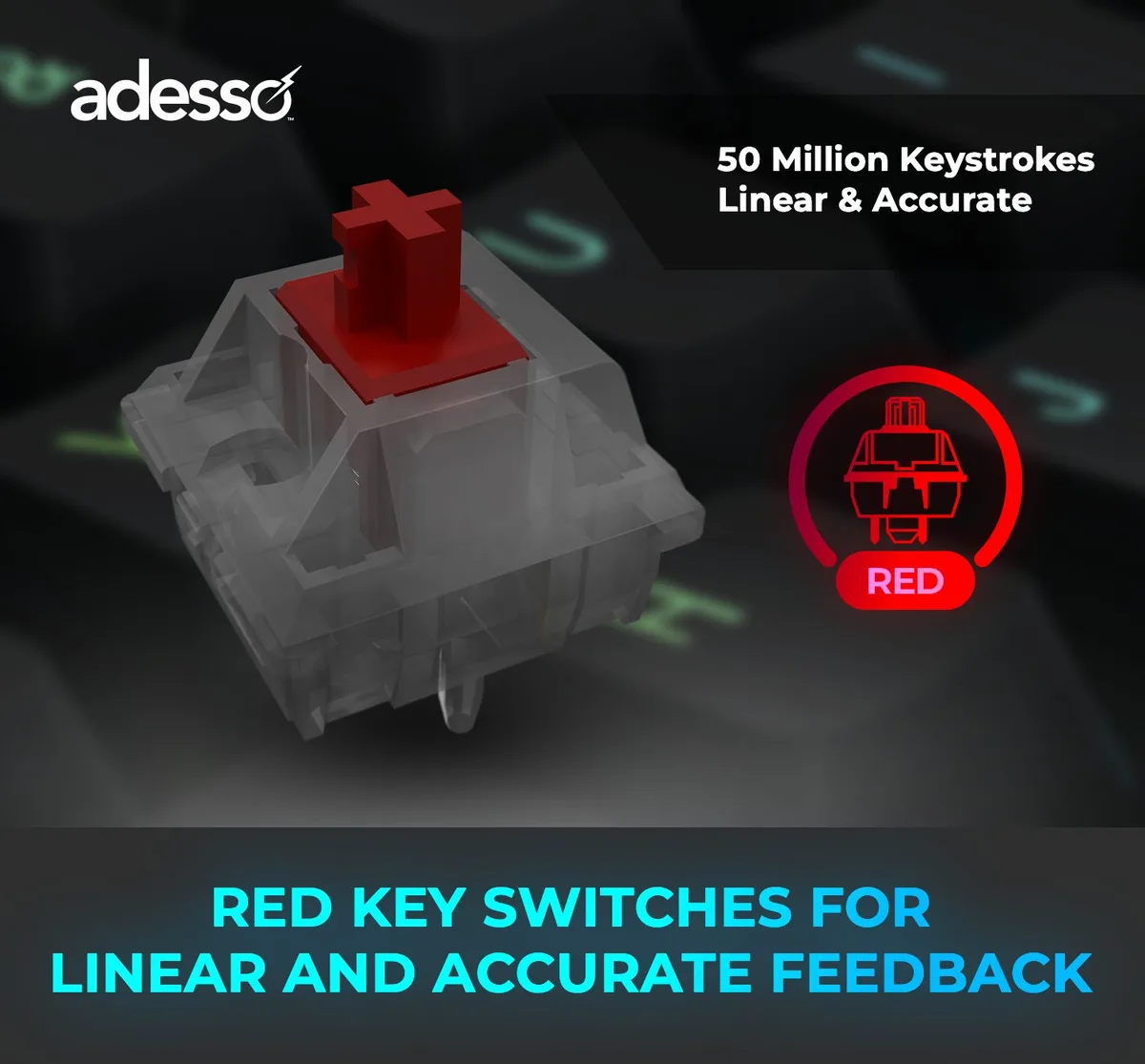 Adesso Adesso Easytouch 1500 gaming keyboard — 商品照片