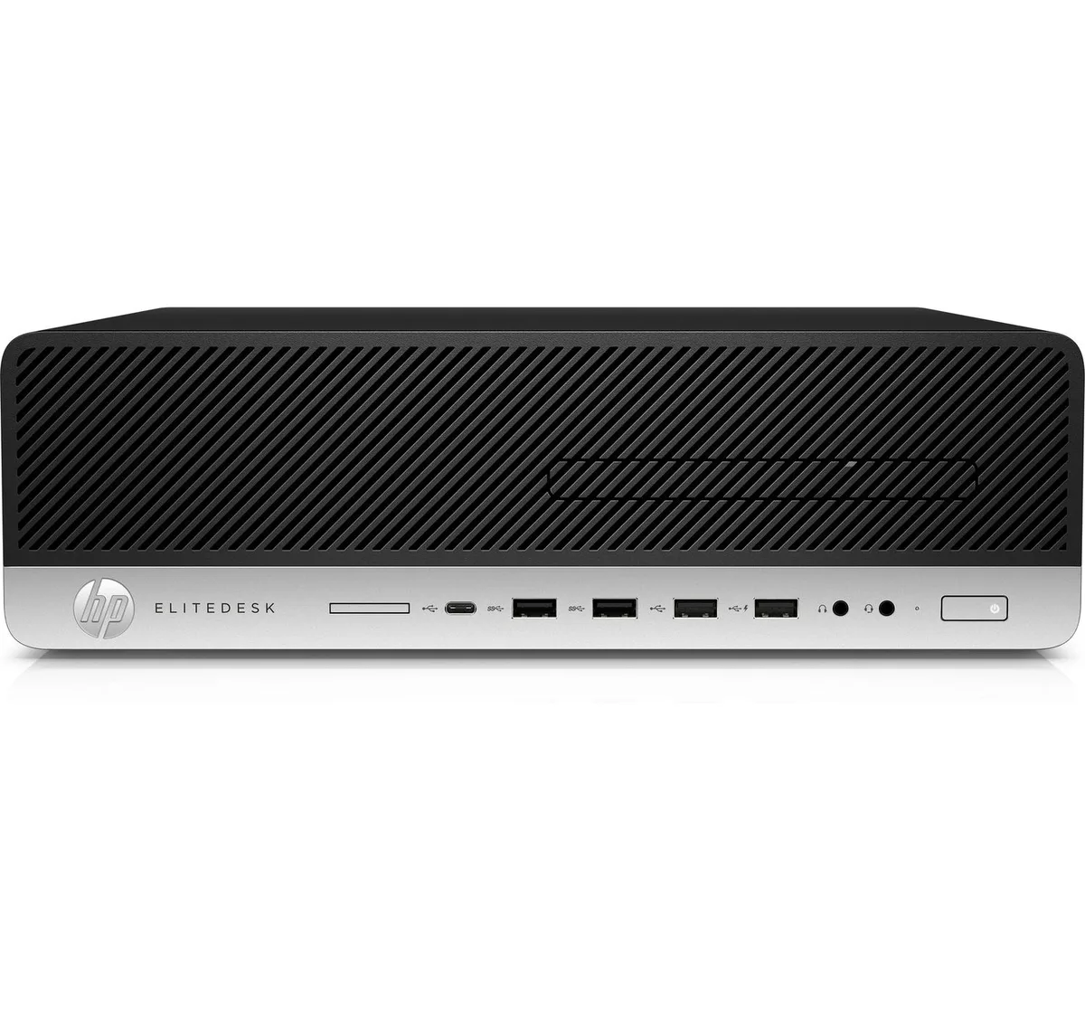 Black HP EliteDesk 800 G3 small form factor desktop tower