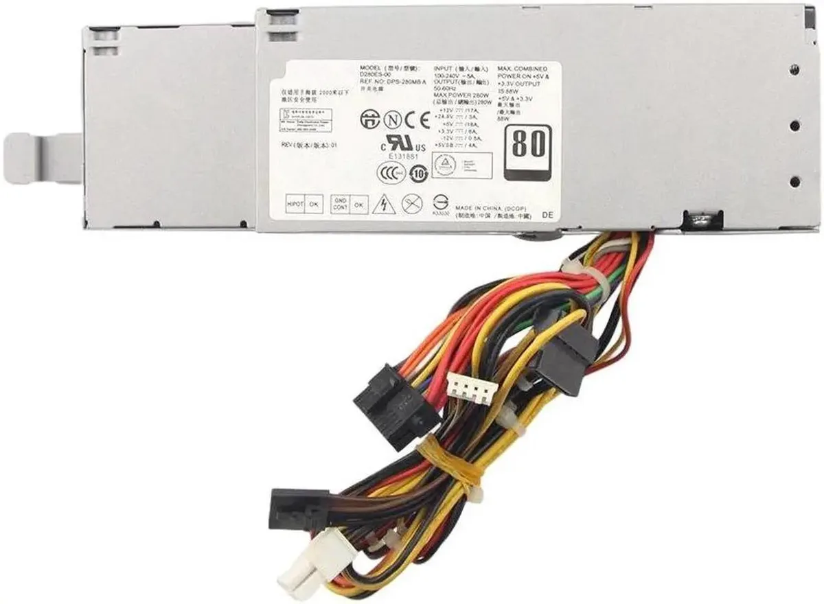 NShi NShi Server Chassis Desktop for XE 486 Power Supply D280ES-00 DPS-280MB A L280E-0 Y738P D499R — photo du produit