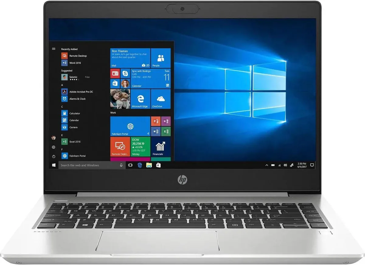 HP HP ProBook 445 G7 laptop AMD Ryzen 5 4500U 2.3GHz 16GB DDR4 512GB SSD 14" FHD IPS Windows 11 Pro Grade B — photo du produit