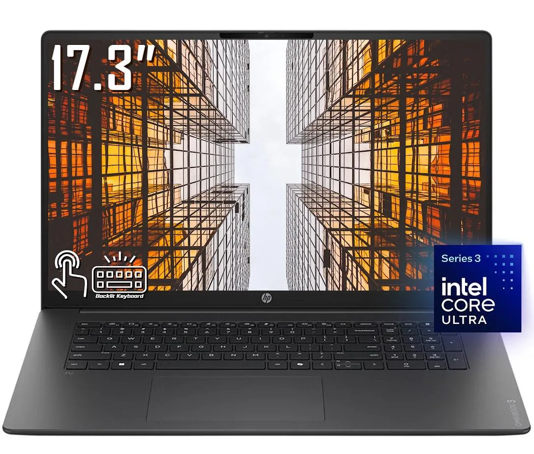 HP HP OmniBook 3 Business AI Laptop 17.3" Touch Intel Core Ultra 7 355 64GB 2TB — صورة المنتج