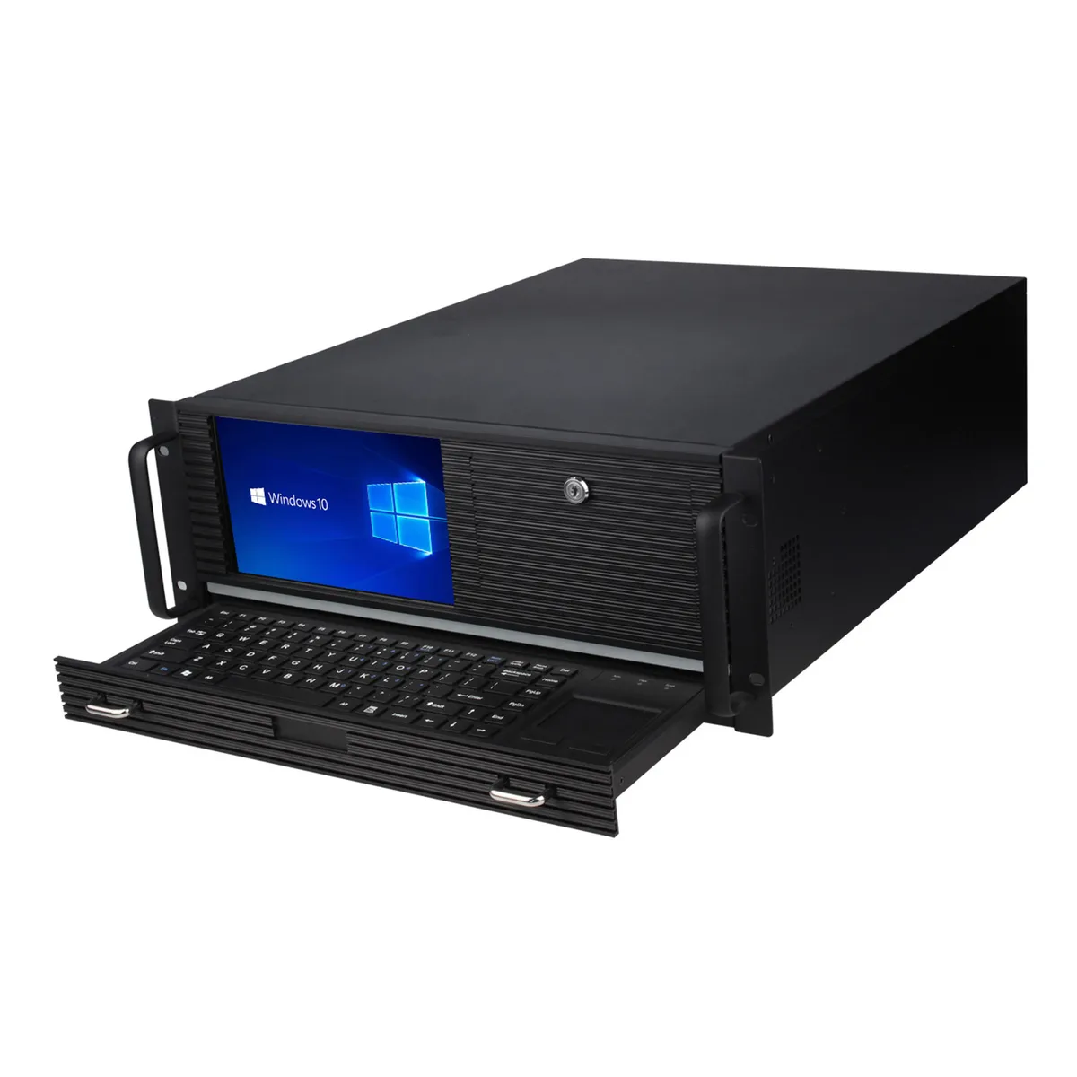 Shenzhen Junxiangcheng Technology Co., Shenzhen Junxiangcheng Technology Co., 4U Rackmount Server Chassis with 8.9" LCD Touchscreen — zdjęcie produktu