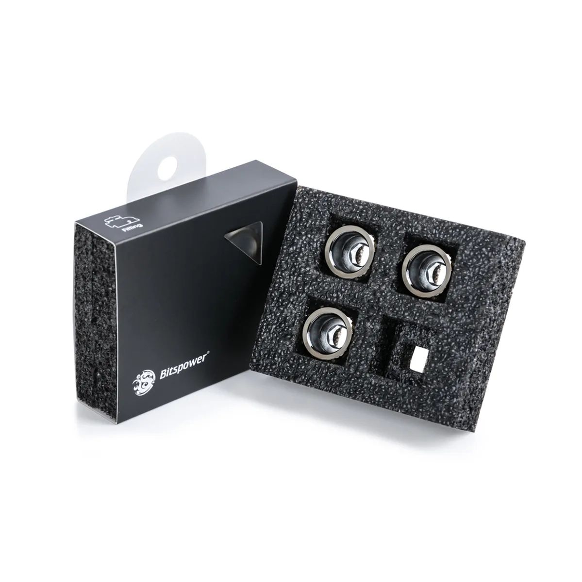 Bitspower Bitspower BP-BSEMLA16-4P G1/4" Multi-Link Fitting 16mm OD 4-pack — Produktfoto