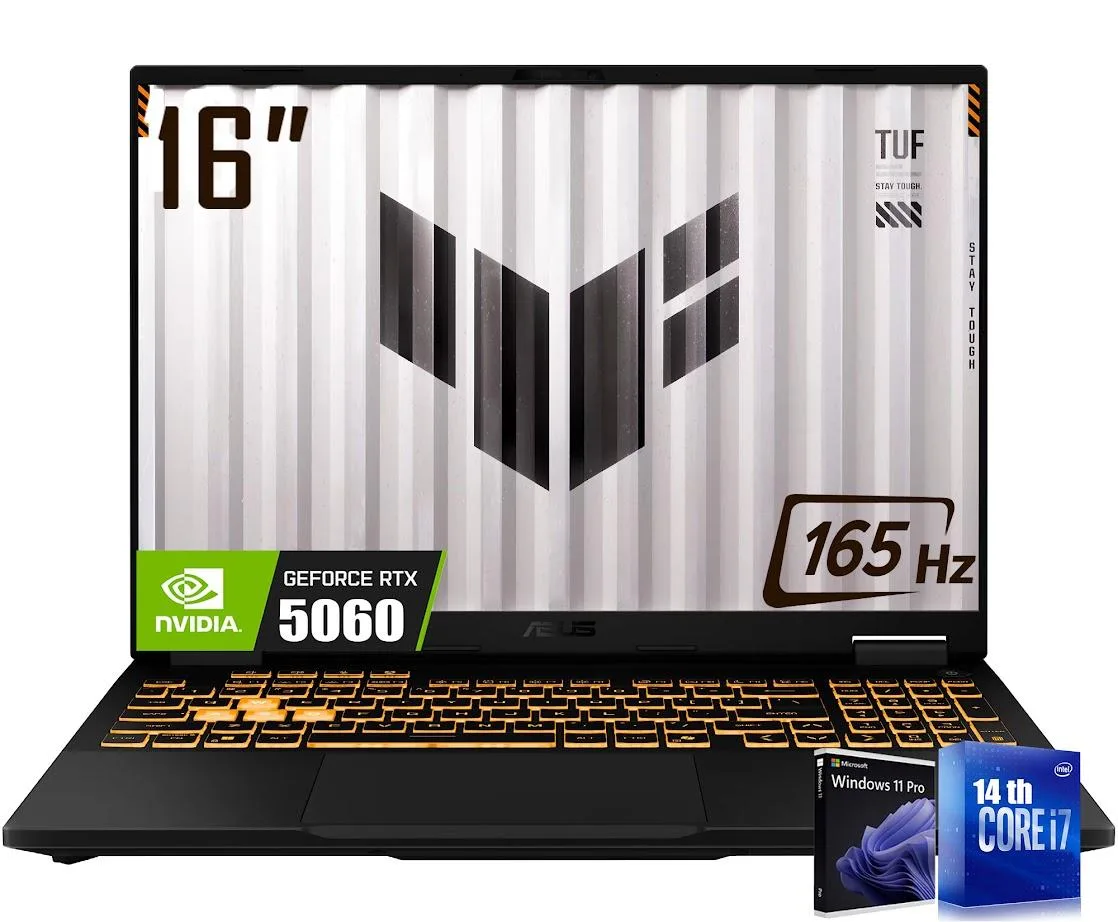 ASUS ASUS TUF F16 gaming laptop i7-14650HX RTX 5060 32GB 1TB — product photo