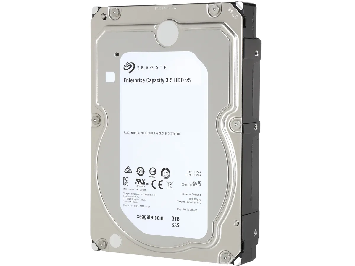 Seagate Seagate ST3000NM0025 Exos 7E8 3TB 7200 RPM SAS 12Gb/s 128MB Cache 3.5" Internal Hard Drive — photo du produit