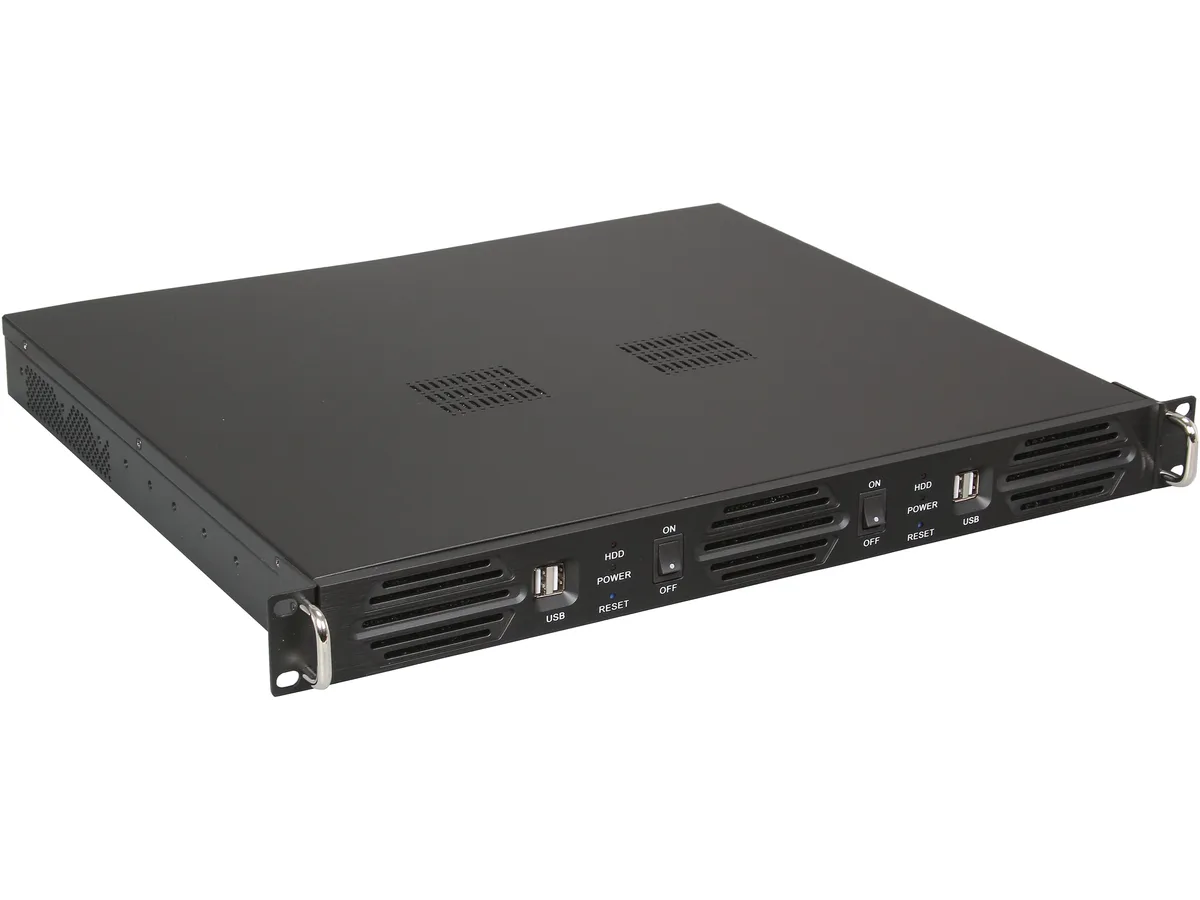 Athena Power Athena Power RM-1U100DD308 1U Rackmount Server Chassis 300W Bronze — produktfoto