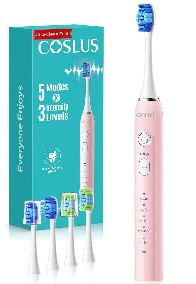 Waterpik C30 COSLUS electric toothbrush 5 modes 3 intensities white 1pc — foto produk