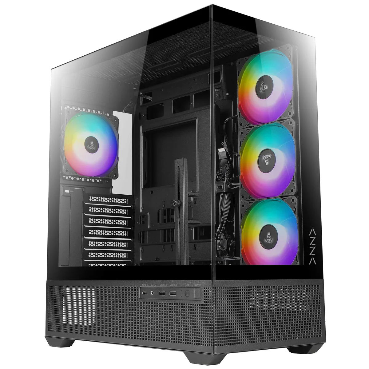 AZZA AZZA CSAZ-501B TIARA ATX Mid-Tower PC Case — photo du produit