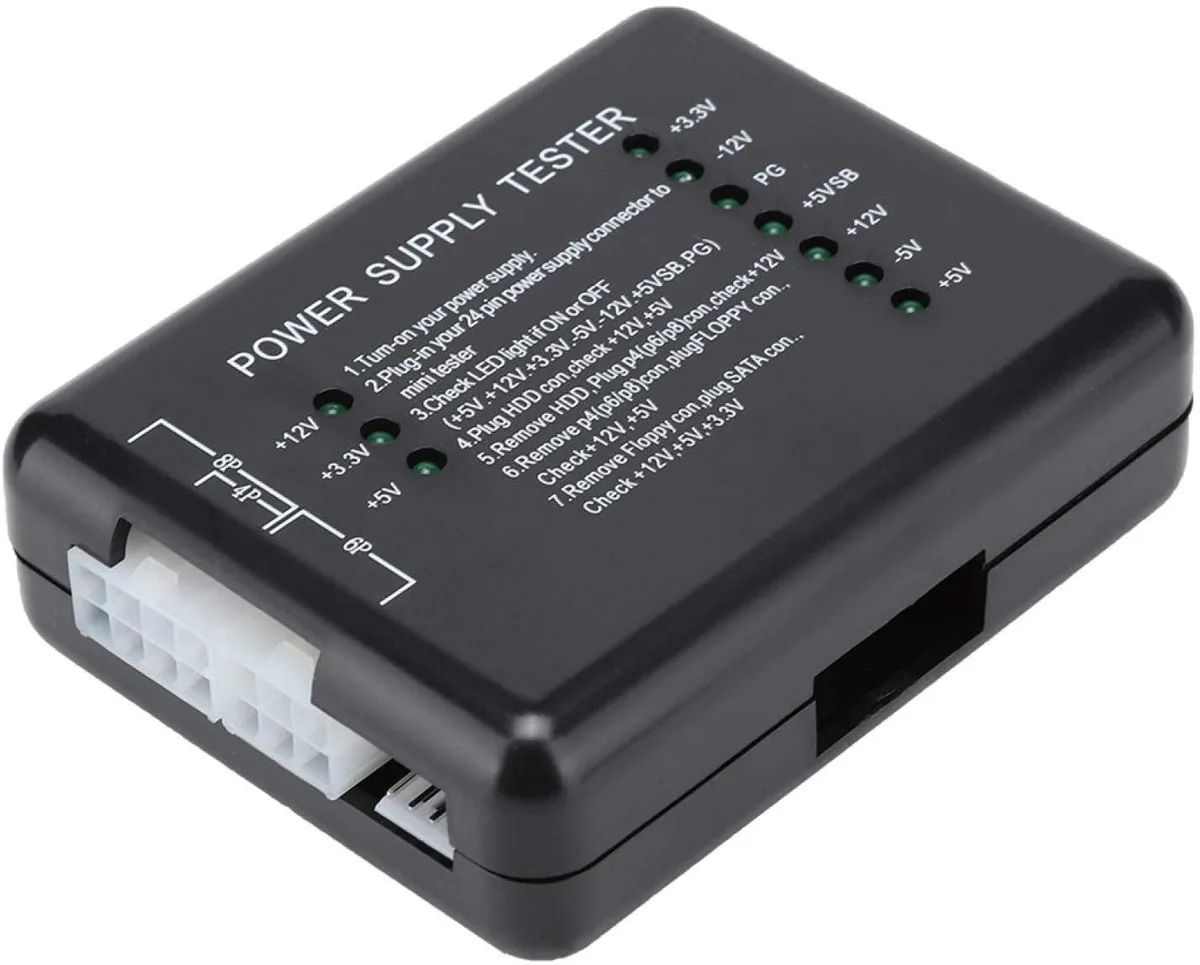 myVolts myVolts ATX Power Supply Tester 20/24 pin SATA HDD — photo du produit