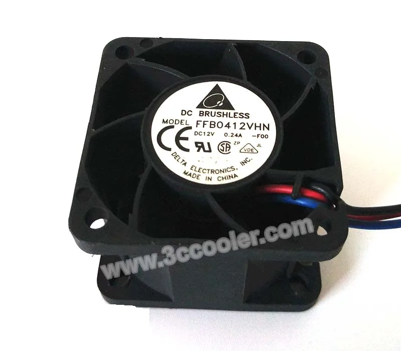 Zyvpee Zyvpee FFB0412VHN-FOO 40x28mm 12V .24A 3-wire case fan — صورة المنتج