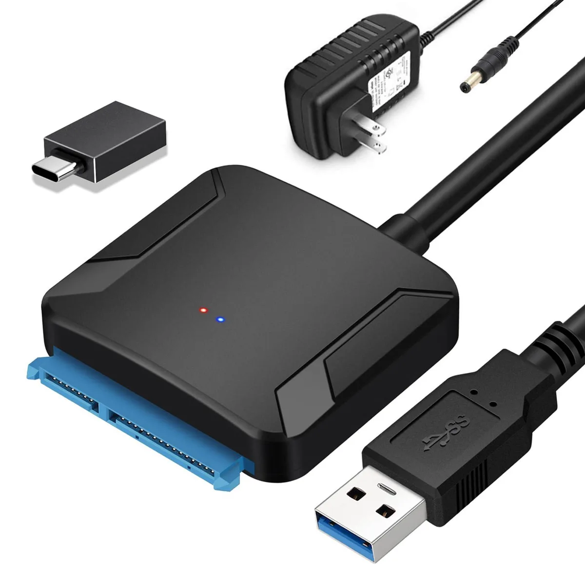 Bailink Bailink SATA to USB 3.0 Adapter BL-USBSATA with 12V 2A Power Supply — 제품 사진